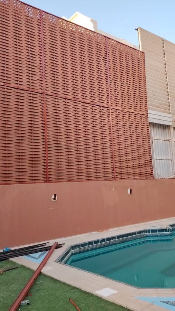 سواتر خشب مجدول