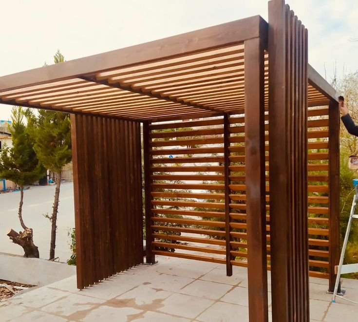 برجولات خشبية