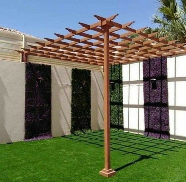 مظلات خشبية للحدائق