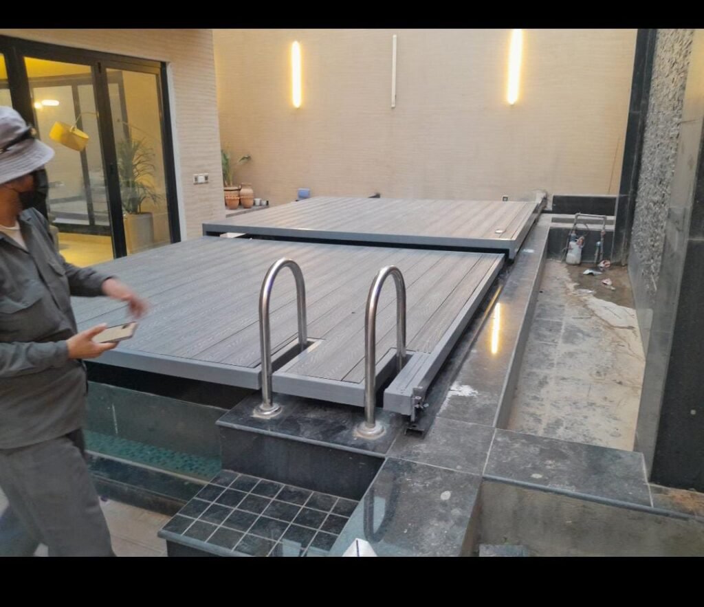 تغطية مسبح متحرك