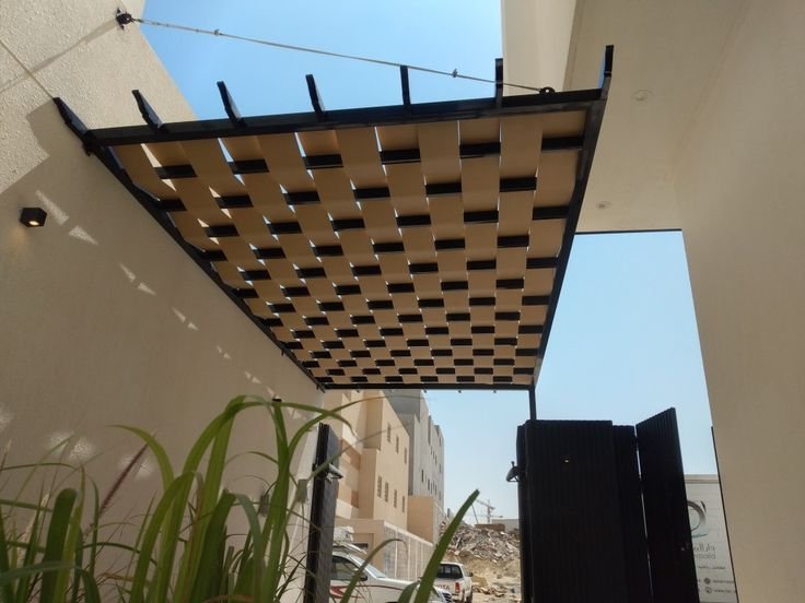 مظلات مجدول