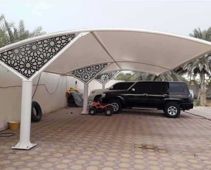 مظلات مواقف سيارات 