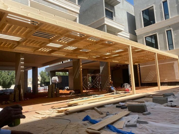 مظلات بديل الخشب