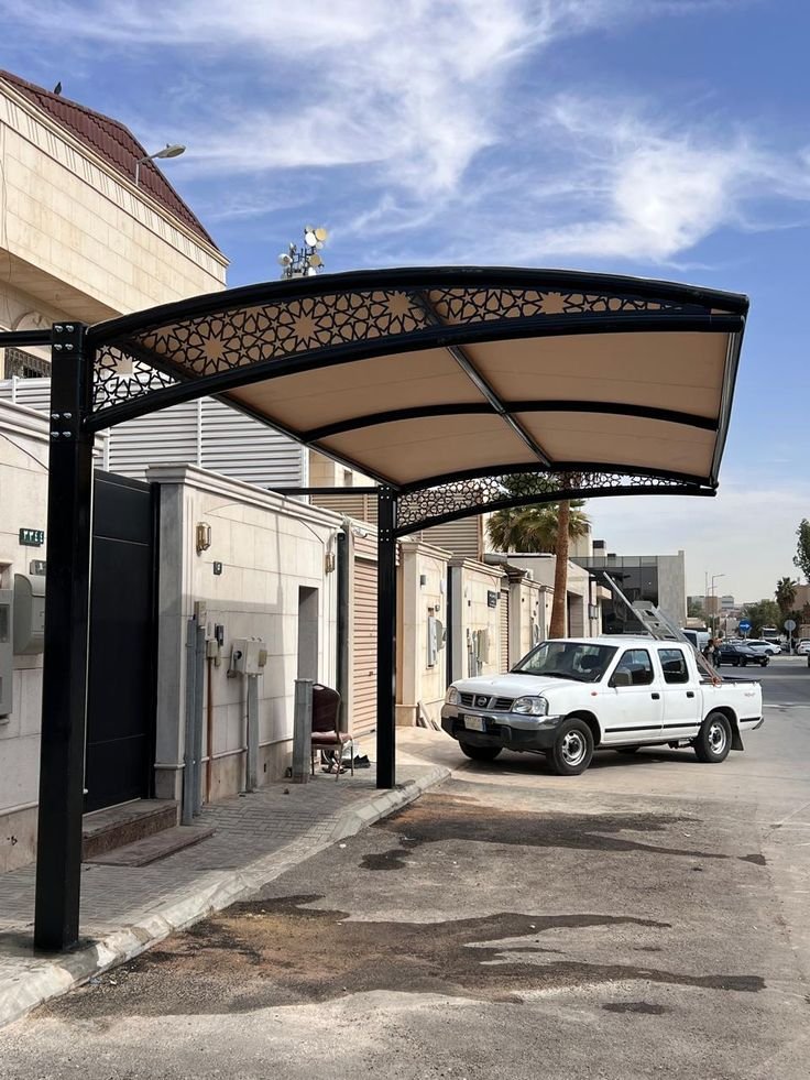 مظلات سيارات قماش خارجية الرياض